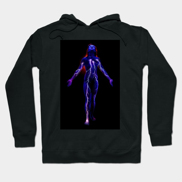 Body Electric Hoodie by UnderBlackLight